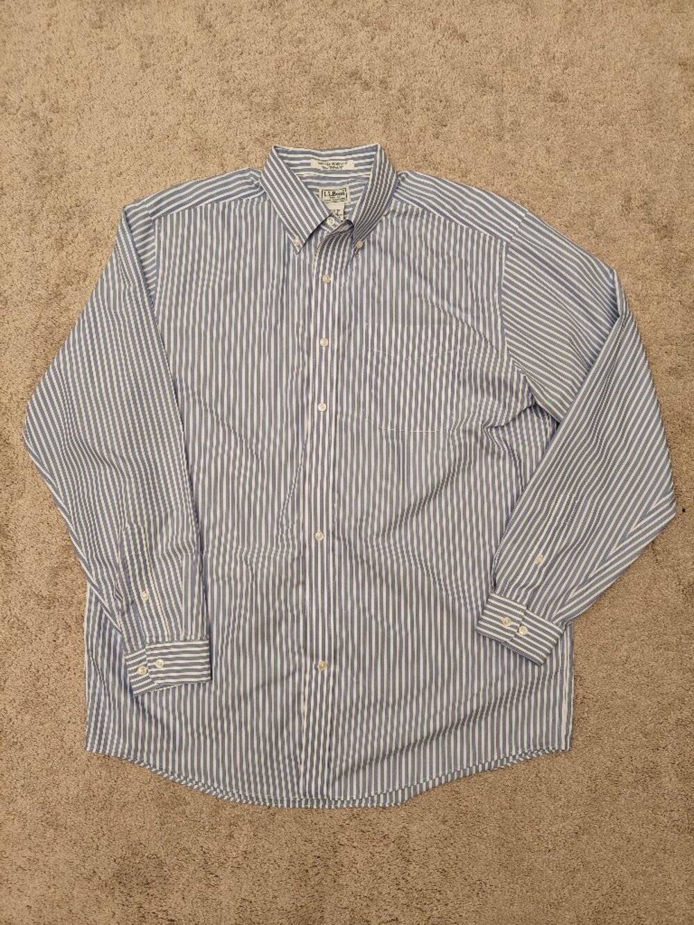 L.L. Bean Oxford Dress Shirt Large Tall